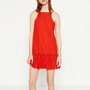 NEW✨Copper Key • Poppy Red Spaghetti Strap Dress